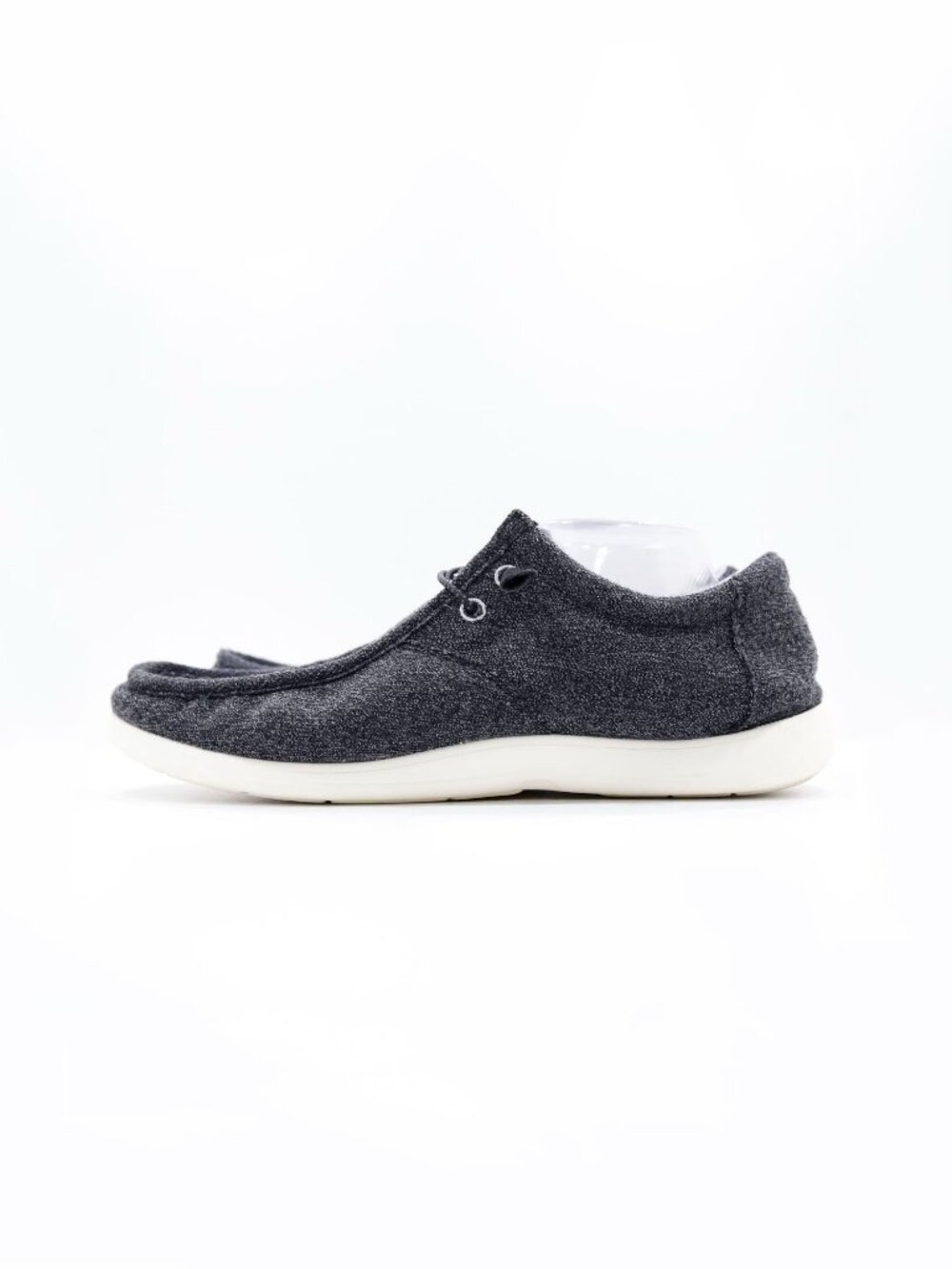 DayFive Carter Gray Black Knit Lightweight Casual Slip On Shoes - Men's 13
